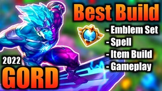 GORD BEST BUILD 2022 | TOP 1 GLOBAL GORD BUILD | GORD - MOBILE LEGENDS | MLBB