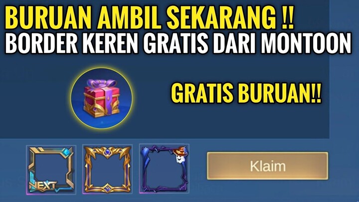 BURUAN AMBIL !! CARA DAPATKAN BORDER AVATAR GRATIS TERBARU 2022 MOBILE LEGENDS - BORDER GRATIS MLBB