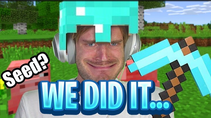 the community almost has PewDiePie's Minecraft World seed