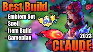 CLAUDE BEST BUILD 2023 | TOP 1 GLOBAL CLAUDE BUILD | CLAUDE - MOBILE LEGENDS | MLBB | PART 3