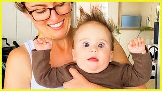 Funniest Baby's Reaction Compilation || Funny Moment