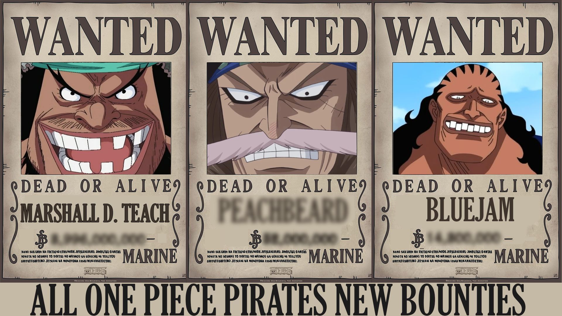 REVELADO! 😱 RECOMPENSAS DE ONE PIECE ATUALIZADAS PÓS-WANO! - BiliBili