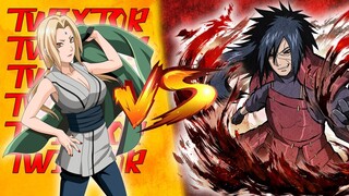 TSUNADE VS MADARA TWIXTOR #anime #mangá #naruto