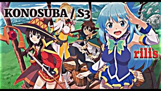 petualangan lord kazuma dan genk nya, berlanjut di S3!