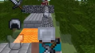 Minecraft：当你在MC里晚神庙逃亡会怎么样？！