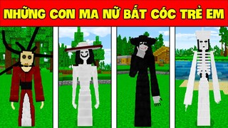 JAYGRAY SÁNG TẠO THÀNH CÔNG NHỮNG CON MA NỮ BẮT CÓC TRẺ EM SIÊU KINH DỊ TRONG MINECRAFT*COI LÀ SỢ 😨😭