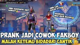 PRANK GLOBAL JADI COWOK FAKBOY MALAH KETEMU CEWEK CANTIK BIDADARI SUARANYA IMUT🥺|FREE FIRE INDONESIA