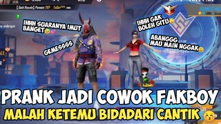 PRANK GLOBAL JADI COWOK FAKBOY MALAH KETEMU CEWEK CANTIK BIDADARI SUARANYA IMUT🥺|FREE FIRE INDONESIA