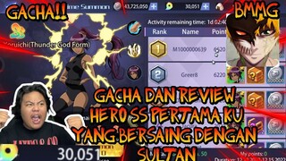 MENCOBA GACHA TES RATE  HERO SS 30 RIBU DIAMOND BERSAING DENGAN SULTAN  DI LIMITED SUMMON GAME BLECH