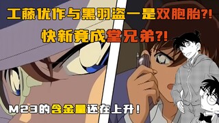 【柯南M27/剧透警告】快新竟是堂兄弟？！新一原本应该姓黑羽？！平和告白再度失败？！快兰这下更逆天了！