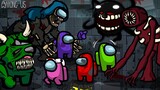 Best Zombie BOSSes Defeated - Among Us Animation