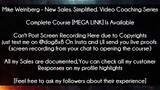 Mike Weinberg Course New Sales. Simplified. Video Coaching Series download