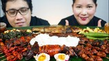 INIHAW OVERLOAD MUKBANG | FILIPINO FOOD | COLLAB WITH @Coach Foodie