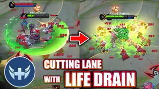 LIFE DRAIN WHEN CUTTING LANE | EMBLEM IDEA