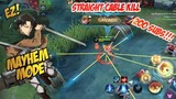 SPECIAL 200 SUBSCRIBERS | STRAIGHT CABLE KILLS LIKE GIAN GAMING? | MOBILE LEGENDS BANG BANG