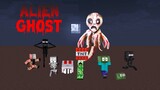 Monster School : ALIEN GHOST TREVOR HENDERSON CHALLENGE - Minecraft Animation
