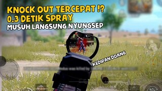 0.3 DETIK SPRAY LANGSUNG KNOCK !! KNOCK TERCEPAT !?