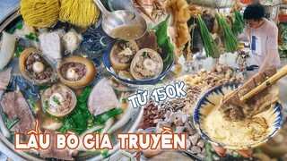 Ăn đã đời NỒI LẨU BÒ GIA TRUYỀN chỉ từ 150K khách siêu đông ở Quận 8 | Địa điểm ăn uống