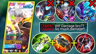 YIN VS PRO ALPHA IN SIDELANE & HYPER DYRROTH | YIN BEST BUILD & EMBLEM 2023 | MOBILE LEGENDS