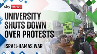 Anger and violence rock top US university | Israel-Hamas war