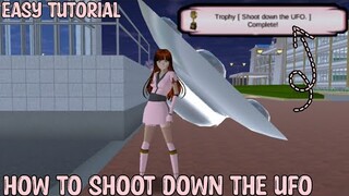 How To Shoot Down The U.F.O Tutorial | Sakura School Simulator | Gweyc Gaming