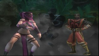 Mortal Kombat: Shaolin Monks - Smoke Quest ( Kung Lao vs Ermac & Mileena )