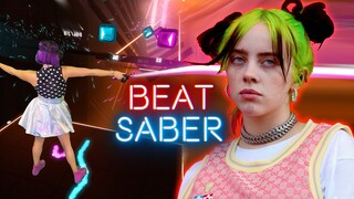 Billie Eilish - BAD GUY (Tiesto Remix) in BEAT SABER