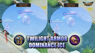 TWILIGHT ARMOR AND DOMINANCE ICE UPDATE - WRONG DESCRIPTION? - MLBB