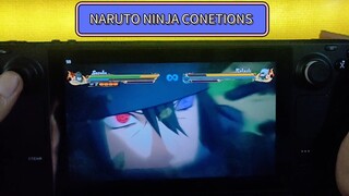 GAMEPLAY NARUTO NINJA CONETIONS Sasuke vs Kakashi (SteamDeck)