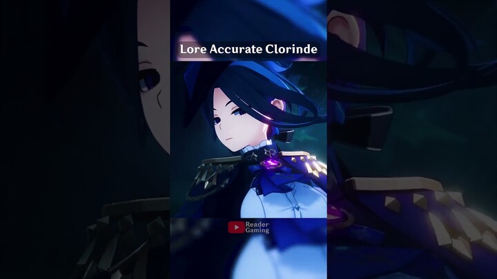 Genshin Impact Normal Clorinde Vs Lore Accurate Clorinde #clorinde