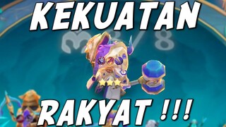BUKAN BANTENG BIASA ! INI BANTENG DENGAN KEKUATAN ... RAKYAT ! SEKALI GEBRAK ANCUR DUNIA PERSILATAN!