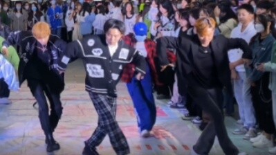 [Changchun Weiwu] Zhang Yixing's veiled footstep dance challenge, Weiwu's random dance friends can't