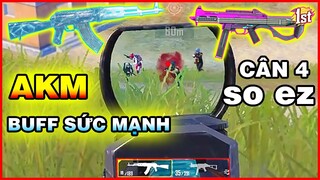 Sau Khi Được Buff Sức Mạnh | AKM Solo Cận Chiến Quá Bá Đạo | [PUBG Mobile]