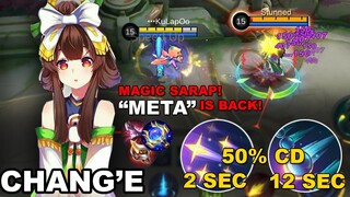 CHANG'E BUFFED! SPAM "Magic Sarap" | CHANG'E SPAMABLE SKILLS 2023 | MLBB