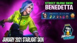 BENEDETTA'S STREET BLOW SKIN! JANUARY 2021 STARLIGHT | FROM MAGIC CHESS TO RANK GAMES REAL QUICK!