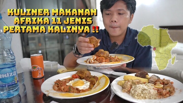 KULINER MAKANAN DI HOTEL AFRIKA 🇬🇦 11 JENIS PERTAMA KALINYA ‼