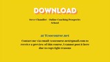 Steve Chandler – Online Coaching Prosperity School – Free Download Courses