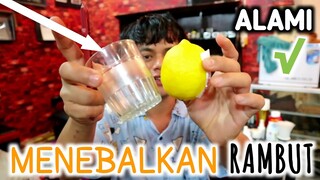 cara menebalkan rambut - secara alami mengunakan Lemon