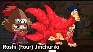 Review Roshi four Jinchuriki - Ninja Heroes new era