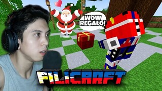 FILICRAFT #9 - MAY NATANGGAP AKO REGALO KAY SANTA CLAUS (FILIPINO MINECRAFT SMP)