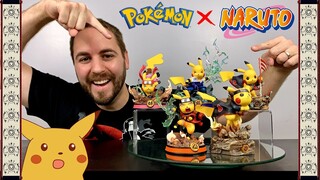 🍥Naruto x Pokémon🐱 - Resin Cosplay Pikachu Statues by Surge Studio!!