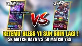 KETEMU BLESS YI SUN SHIN ! TOP GLOBAL HAYABUSA VS TOP GLOBAL YI SUN SHIN ! Mobile Legends !