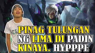 HEX SINUBUKAN NILA KUNG OOBRA BA ANG GUSION KO SA TEAM NILA - MOBILE LEGENDS