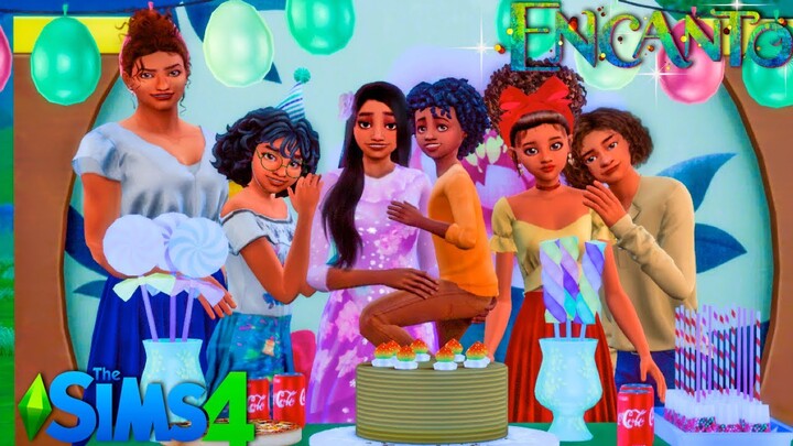 Disney Encanto Family Birthday Party with Mirabel & Bruno - Sims 4