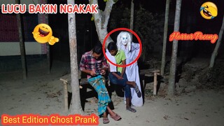 ngakak 🤣 Prank Pocong bocil lagi tidur sampe kocar kacir 2022