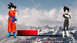 goku vs vegeta power level