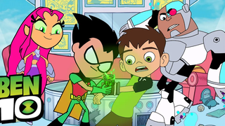 เบ็นเท็น - ทีนไททันส์ Go! Vs Ben10 แอนิเมชั่น จะเกิดอะไรขึ้นถ้า Ben 10 ไป Teen Titans Go! จักรวาล