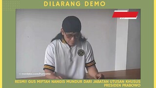 Gus Miftah Resmi Mundur dan Menangis