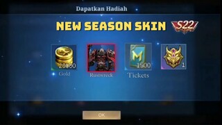 NEW SEASONAL FREE SKIN AND FREE REWARDS | S22 UPDATE | MLBB NEW EVENTS | MOBILE LEGENDS : BANG BANG