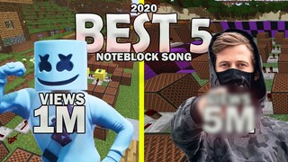 BEST 5 MINECRAFT NOTEBLOCK SONG 2020